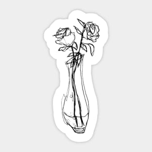 Flowers in a Vase Sticker
